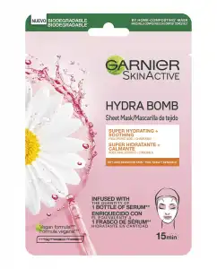 Garnier - Mascarilla Tissu Hydra Bomb Skin Active