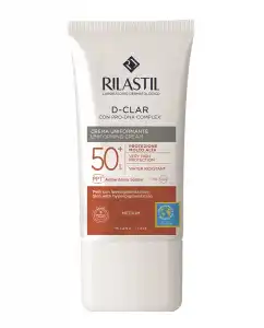 Rilastil - Protector Solar 50+ D-Clar Medium 40 Ml Sun System
