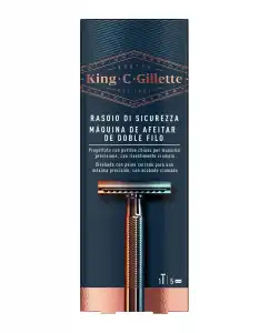 Gillette - Maquinilla De Afeitar De Doble Filo King C.