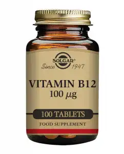 SOLGAR - 100 Comprimidos Vitamina B12