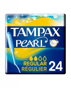 Tampax - 24 Tampones Con Aplicador Pearl Regular