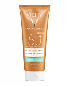 Vichy - Leche Protectora Solar Capital Soleil Multi Protection Milk Spf 50 200 Ml