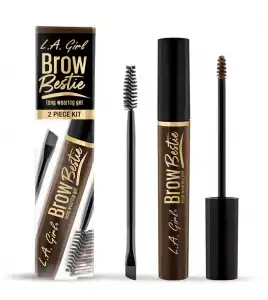 L.A. Girl - Gel para cejas Brow Bestie - GBG384: Dark Brown