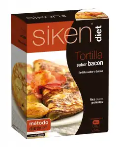 Siken® - Tortilla Sabor Bacon 7 Sobres Diet
