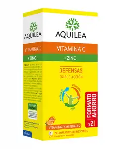 Aquilea - 28 Comprimidos Efervescentes Vitamina C+ Zinc