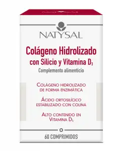 Natysal - 60 Comprimidos Colágeno Hidrolizado Con Silicio Y Vitamina D3