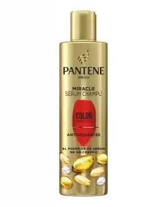 Pantene - Champú Miracle Serum Color Protect Con Antioxidantes Pro-V