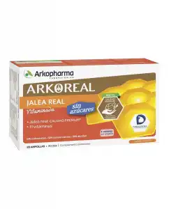 Arkopharma - Ampollas Jalea Real Arkoreal Light Baja En Azúcar