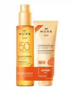 Nuxe - Aceite Bronceador Para Rostro Y Cuerpo Alta Protección SPF50 Sun