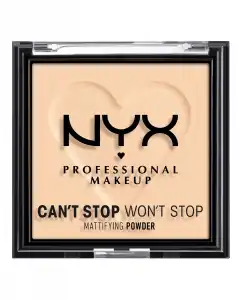 NYX Professional Makeup - Polvos Matificantes Profesionales Can´t Stop Won´t Stop