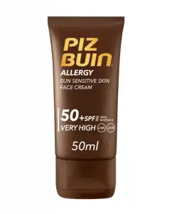 Piz Buin - Crema Solar Protectora Facial Allergy SPF50+