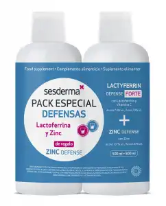 Sesderma - Pack Especial Defensas Lactyferrin Forte + Zinc Defense