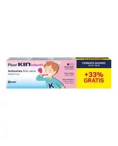 Kin - Pasta Dentífrica Infantil Fluor
