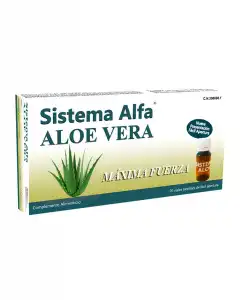Pharma Otc - 20 Ampollas Sistema Alfa Aloe Vera Máxima Fuerza