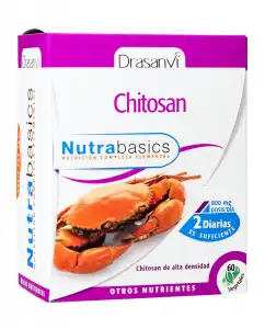 Drasanvi - Cápsulas Chitosan Nutrabasics