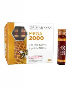 Marnys - 20 Viales Jalea Real Mega 2000 Con Vitamina C