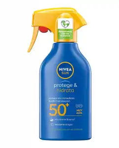 NIVEA - Spray Solar En Pistola Protege & Hidrata SPF 50+ Sun