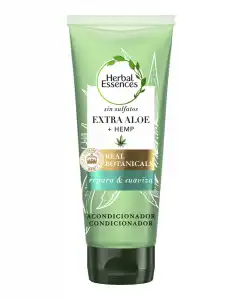 Herbal Essences - Acondicionador Sin Sulfatos Con Aloe Intenso Y Hemp Bio:renew