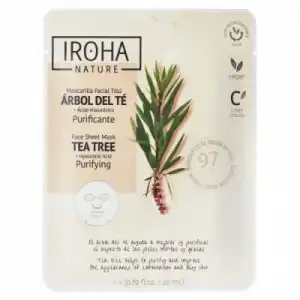 Iroha Nature Mascarilla Facial Purificante con Árbol del Té y, 20 ml