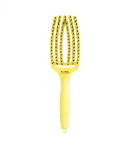 Olivia Garden - *It's a 90's Party* - Cepillo para cabello Fingerbrush Medium - Sweed Lemonade