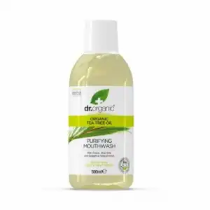 Dr. Organic Enjuague Bucal Arbol de Té Purificante, 500 ml