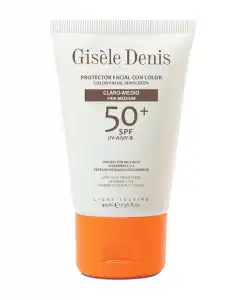 Gisèle Denis - Protector Facial Con Color Claro-Medio FPS 50+