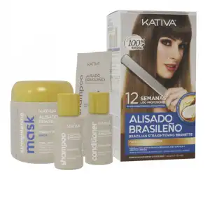 Kativa Profesional Alisado Brasileño Pro Dark lote 6 pz