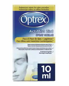 Optrex - Spray Colirio Doble Acción Actimist Picor ojos 10 ml Optrex.