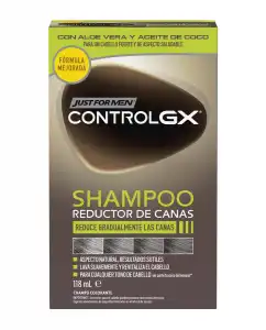 CONTROL GX - Champú Colorante Reductor De Canas Just For Men