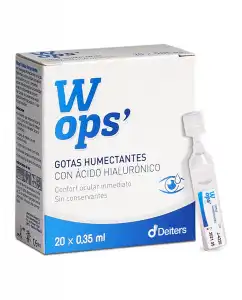 Wops - 20 Monodosis Gotas Humectantes