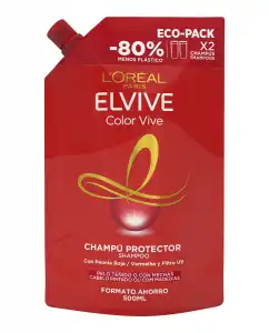 L'Oréal Paris - Champú Protector Eco-pack Color Vive Elvive
