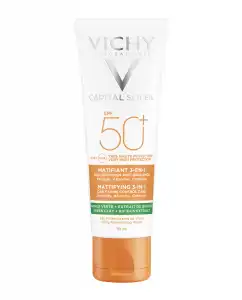 Vichy - Protección Facial Matificante 3 En 1 Capital Soleil 50 Ml