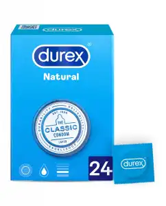 Durex - 24 Prerservativos Natural Comfort
