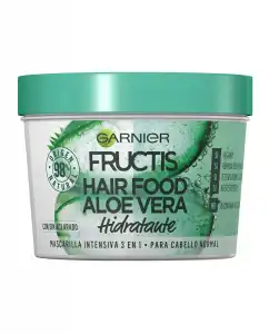 Garnier - Mascarilla Capilar Fructis Hair Food Aloe Hidratante Pelo Normal 360 Ml