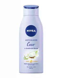 NIVEA - Aceite En Loción Coco & Aceite De Monoi Para Piel Normal - Seca