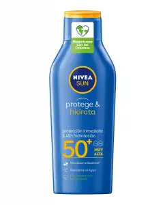 NIVEA - Leche Solar Protege & Hidrata SPF 50+ Sun