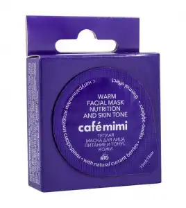 Café Mimi - Mascarilla facial templada - Nutrición y tono
