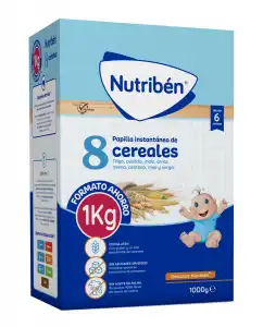Nutribén® - Papilla 8 Cereales 1000 Nutribén