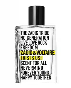 Zadig & Voltaire - Eau De Toilette This Is Us! 100 Ml