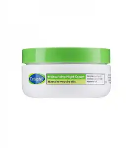 Cetaphil - Crema hidratante facial de noche - Pieles normales a muy secas