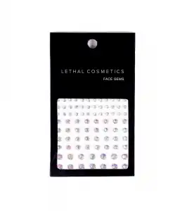 Lethal Cosmetics - Joyas adhesivas para rostro Face Gems - Opals