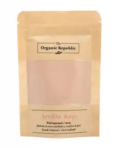 The Organic Republic - Arcilla Roja revitalizante para pieles normales y secas 75 g The Organic Republic.
