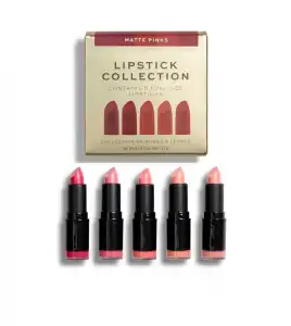 Revolution Pro - Set de barras de labios Lipstick Collection - Matte Pinks
