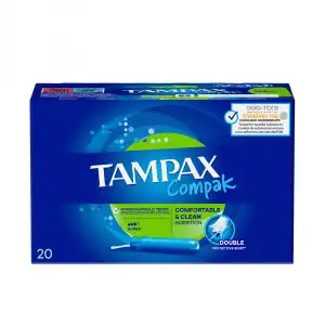 Tampax Compak tampón super 20 u