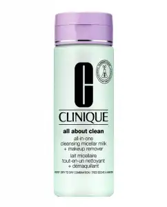 Clinique - Limpiadora Micelar Y Desmaquillante All-in-One Leche Piel Seca Mixta