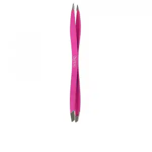 Duply pinza depilar de doble punta fina/oblicua #fucsia 1 u