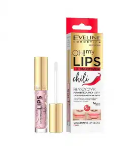Eveline Cosmetics - Brillo de labios voluminizador Oh! My Lips - Chili