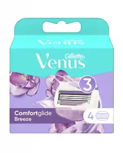 Gillette - Recambios Para Maquinilla Depilatoria Comfortglide Breeze Venus