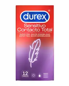 Durex - Preservativos Sensitivo Contacto Total