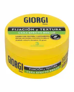 Giorgi - Cera Efecto Brillo Fijación Y Textura